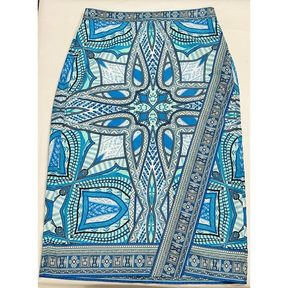 CATO Skirt Women’s Large Blue Design Lined - Picture 1 of 3